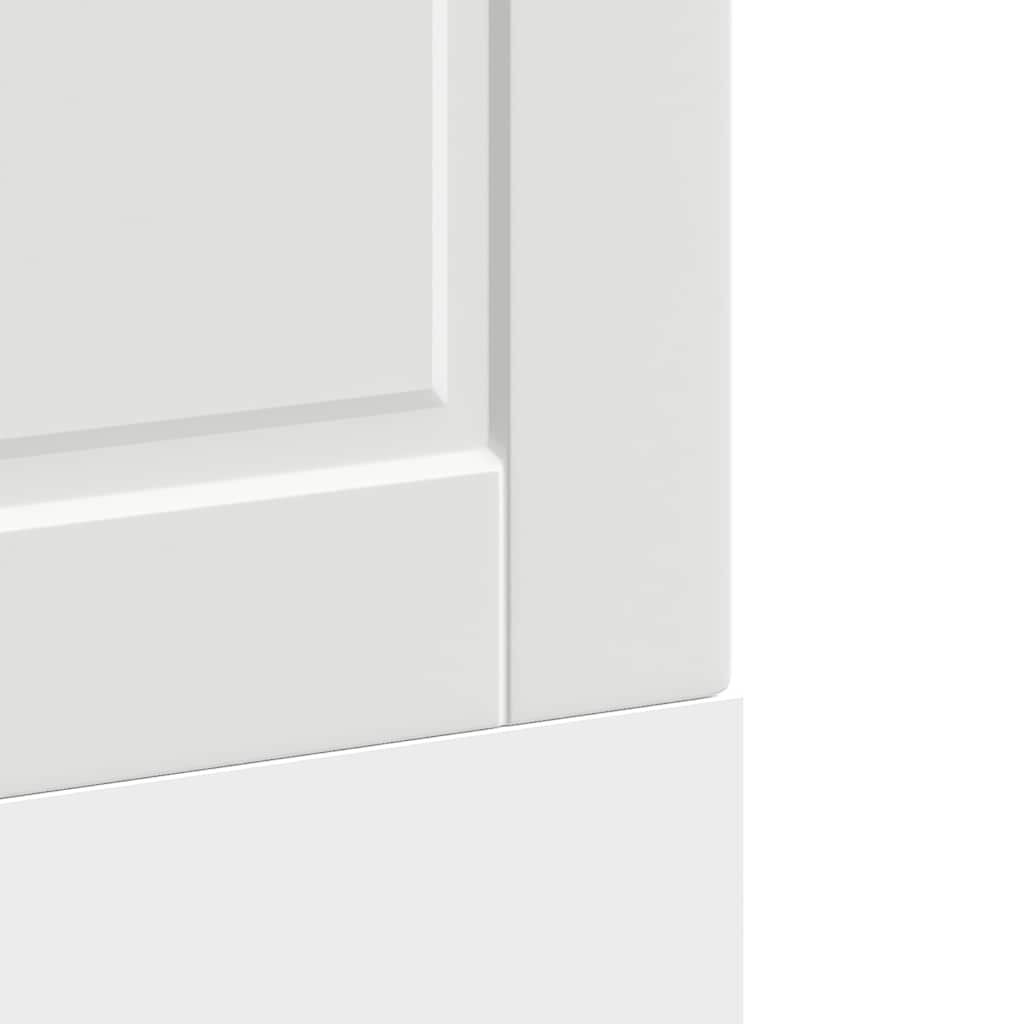 vidaXL Πίνακας πλυντηρίου πιάτων Porto Λευκό 60x1,5x67 εκ. Επεξ. Ξύλο