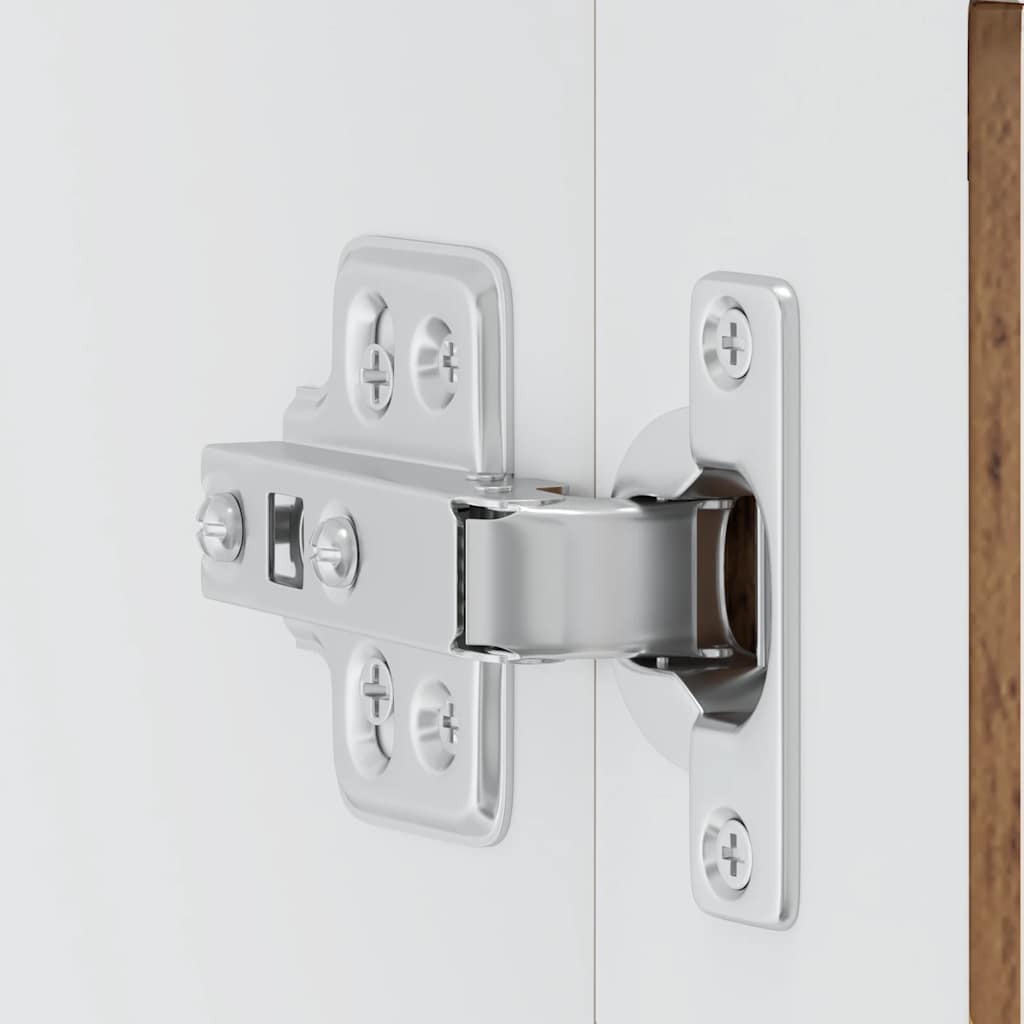 vidaXL Ντουλάπι τοίχου κουζίνας με γυάλινη πόρτα Porto Παλιό ξύλο