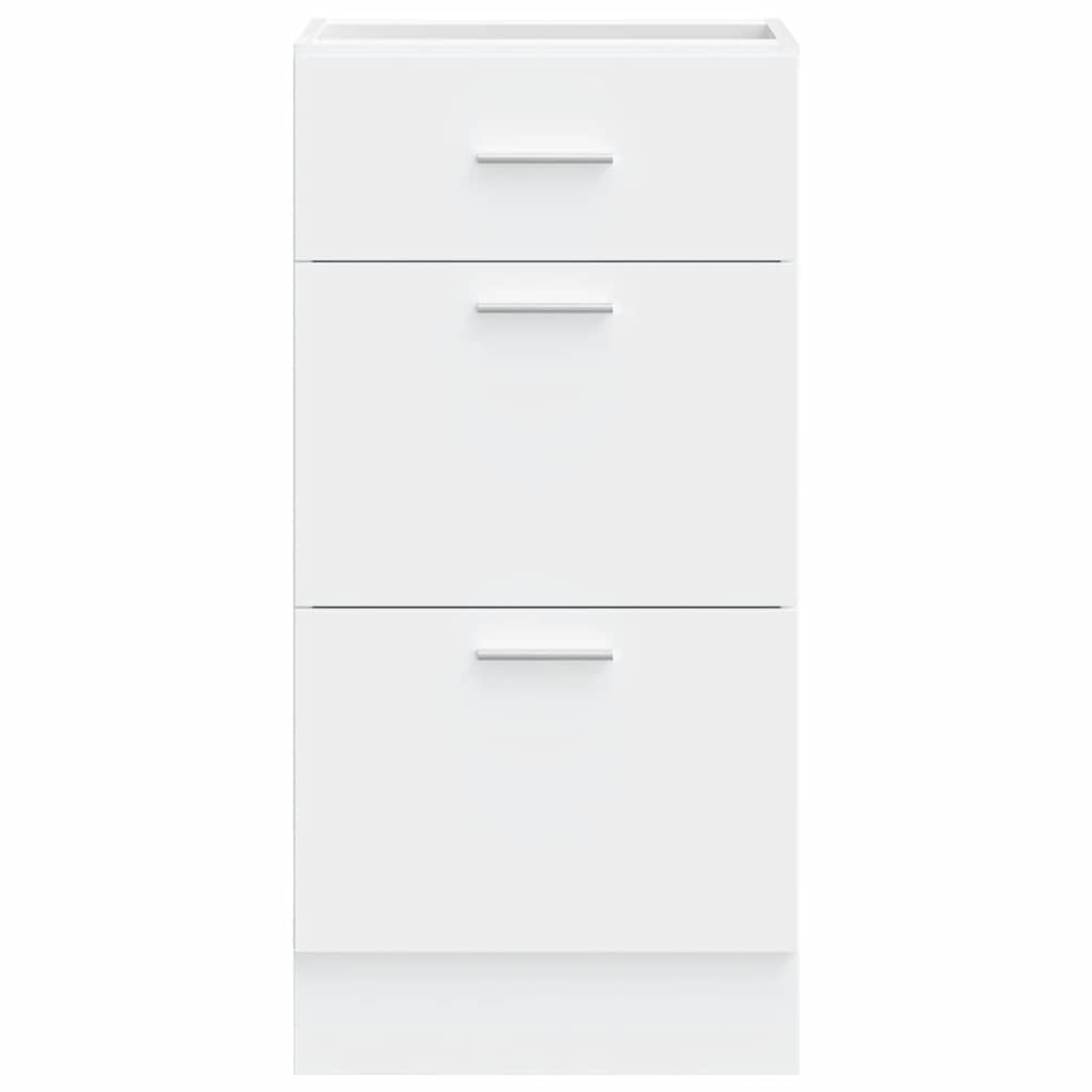 vidaXL Ντουλάπι "Lyon" Λευκό 40x46x81,5 εκ. από Τεχνητό Ξύλο