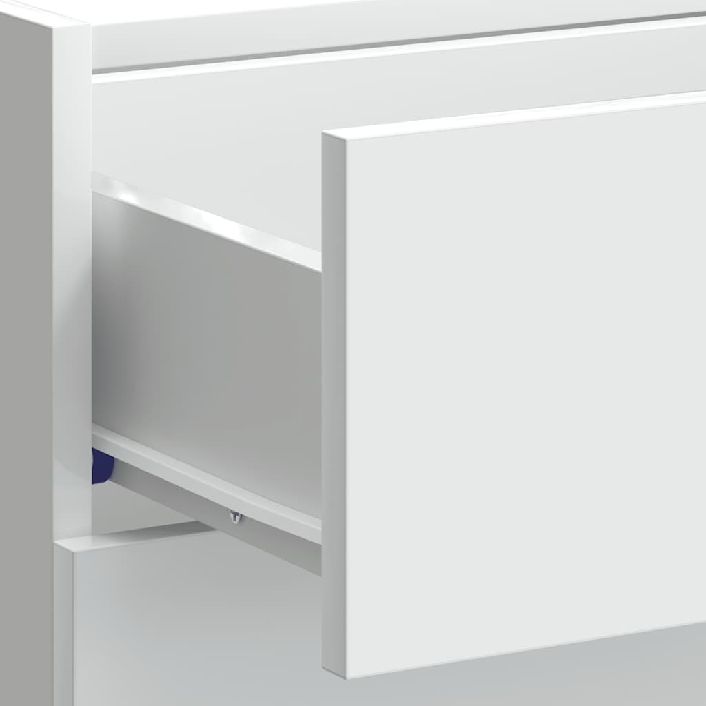 vidaXL Ντουλάπι "Lyon" Λευκό 40x46x81,5 εκ. από Τεχνητό Ξύλο