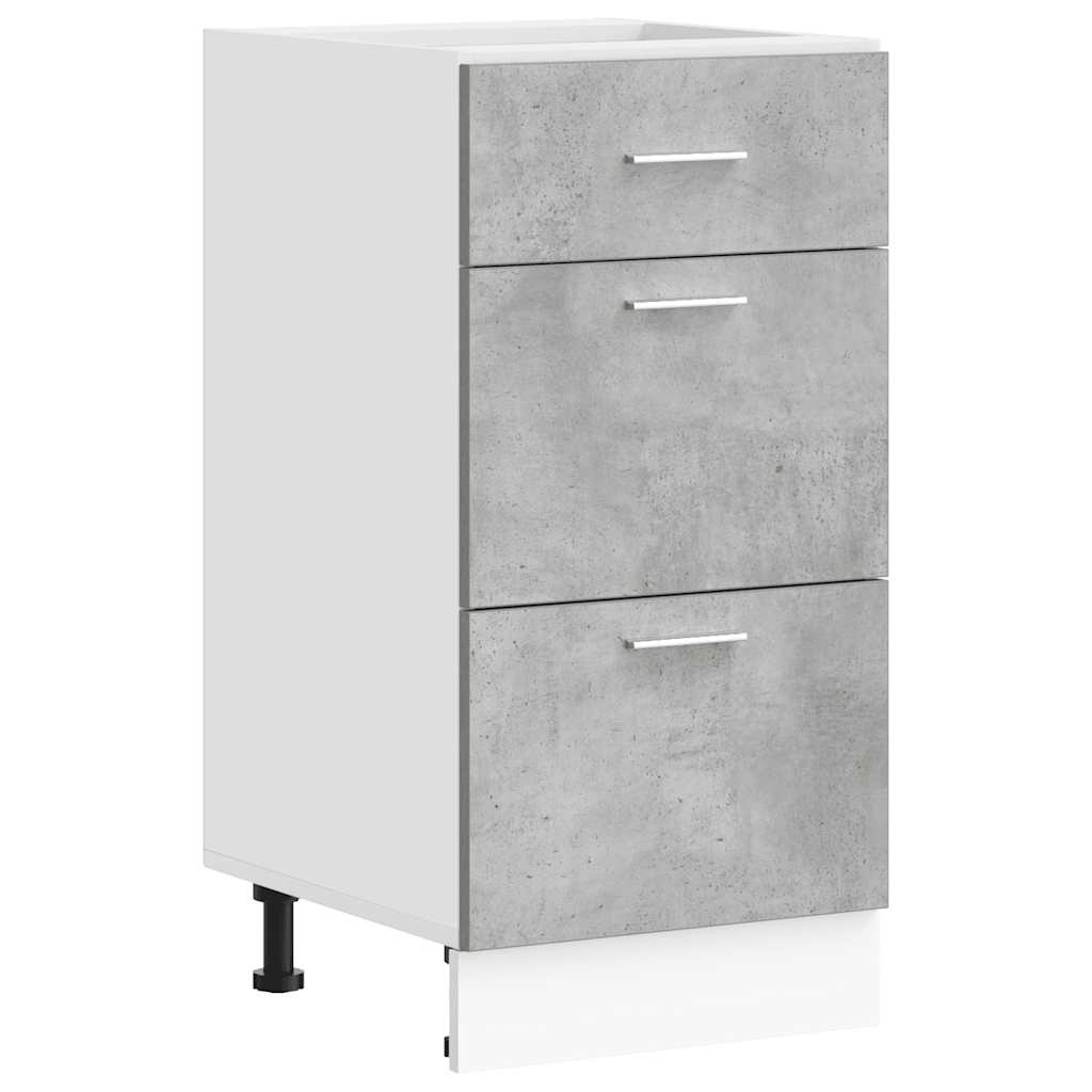 vidaXL Ντουλάπι "Lyon" Γκρι από Σκυρόδεμα 40x46x81,5 εκ. από Τεχνητό Ξύλο