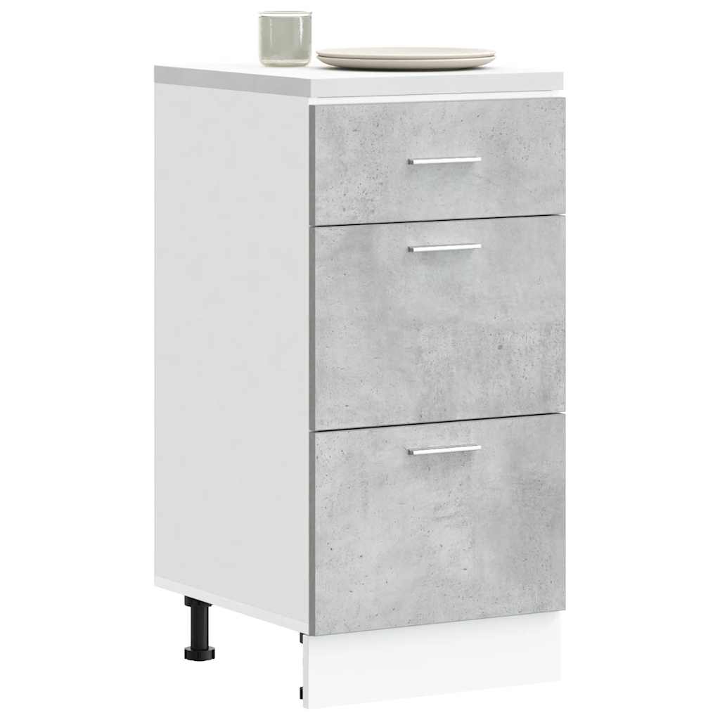 vidaXL Ντουλάπι "Lyon" Γκρι από Σκυρόδεμα 40x46x81,5 εκ. από Τεχνητό Ξύλο