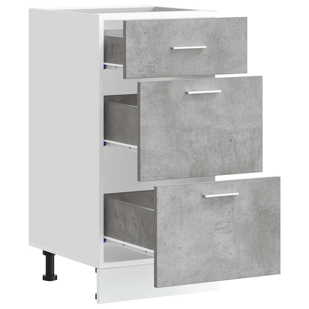 vidaXL Ντουλάπι "Lyon" Γκρι από Σκυρόδεμα 40x46x81,5 εκ. από Τεχνητό Ξύλο