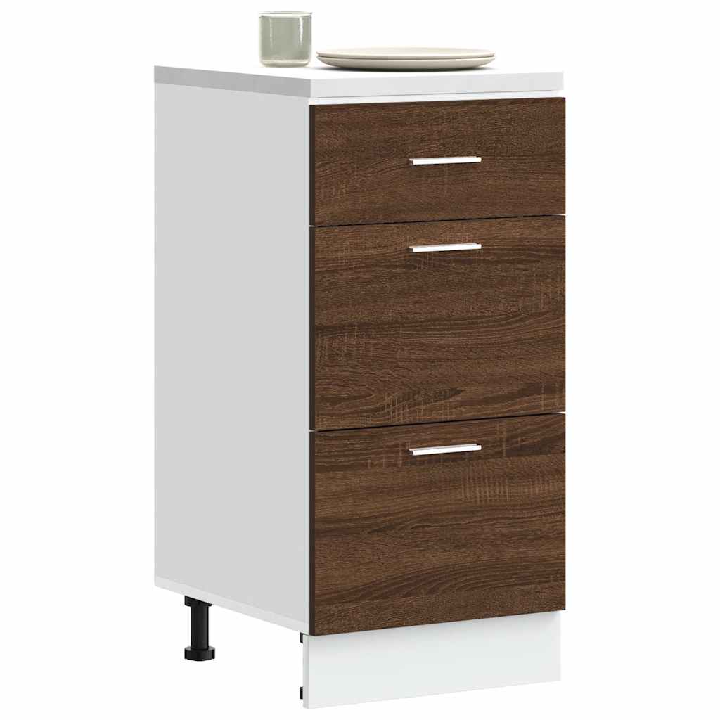 vidaXL Ντουλάπι "Lyon" Καφέ Δρυς 40x46x81,5 εκ. από Τεχνητό Ξύλο