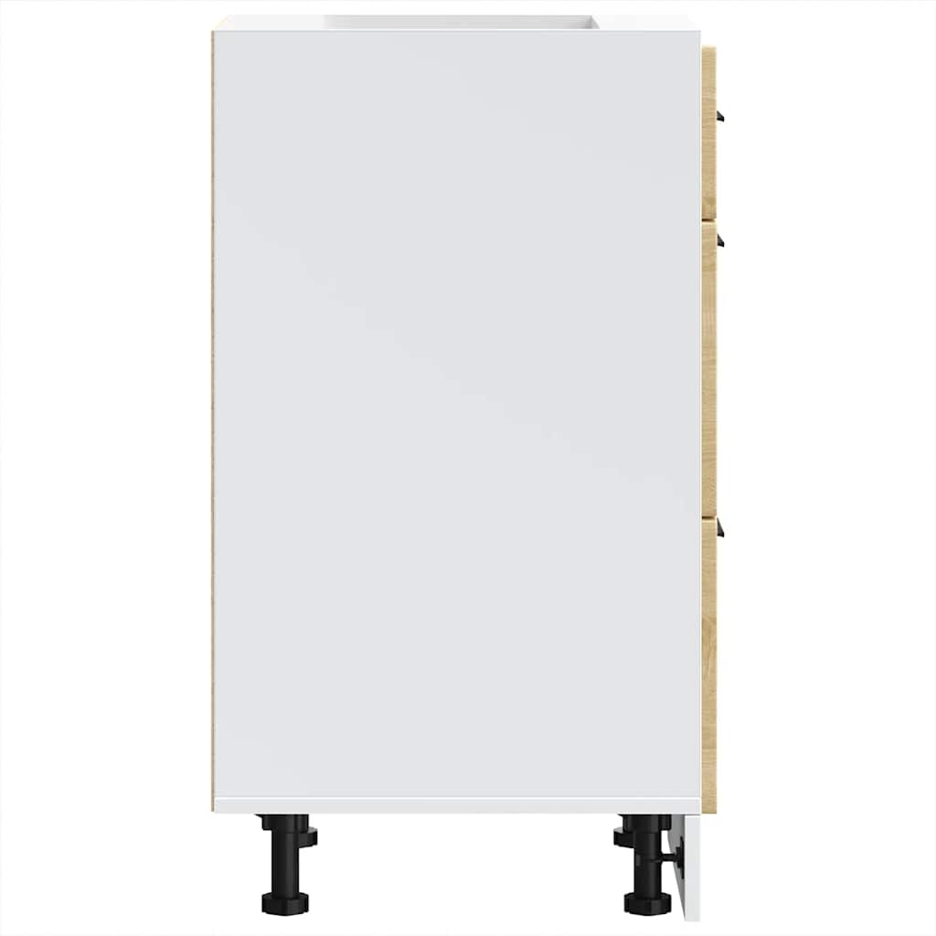 vidaXL ντουλάπι βάσης κουζίνας Porto Δρυς sonoma κατασκευασμένο ξύλο