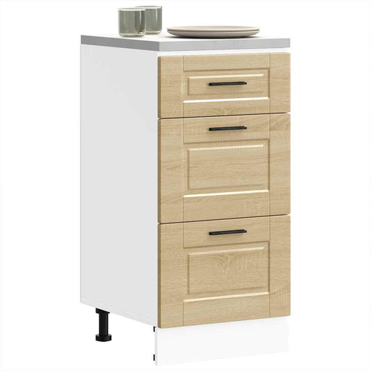 vidaXL ντουλάπι βάσης κουζίνας Porto Δρυς sonoma κατασκευασμένο ξύλο