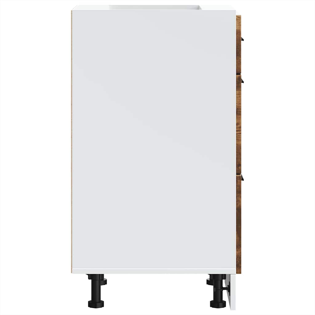 vidaXL ντουλάπι βάσης κουζίνας Porto Καπνιστή βελανιδιά