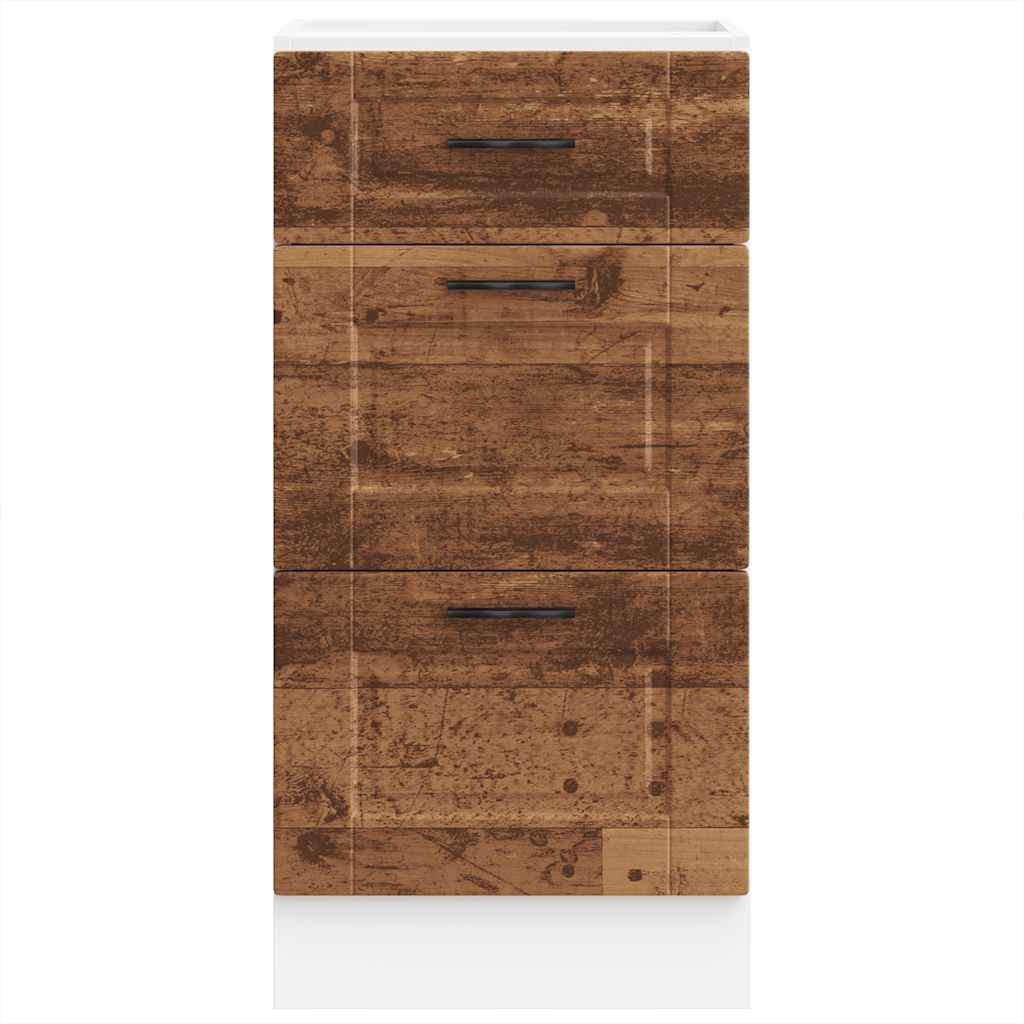 vidaXL ντουλάπι βάσης κουζίνας Porto Παλαιό ξύλο κατασκευασμένο ξύλο