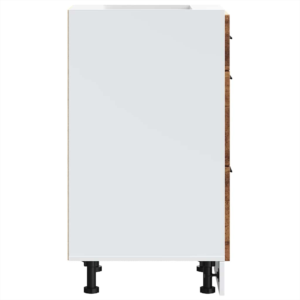 vidaXL ντουλάπι βάσης κουζίνας Porto Παλαιό ξύλο κατασκευασμένο ξύλο