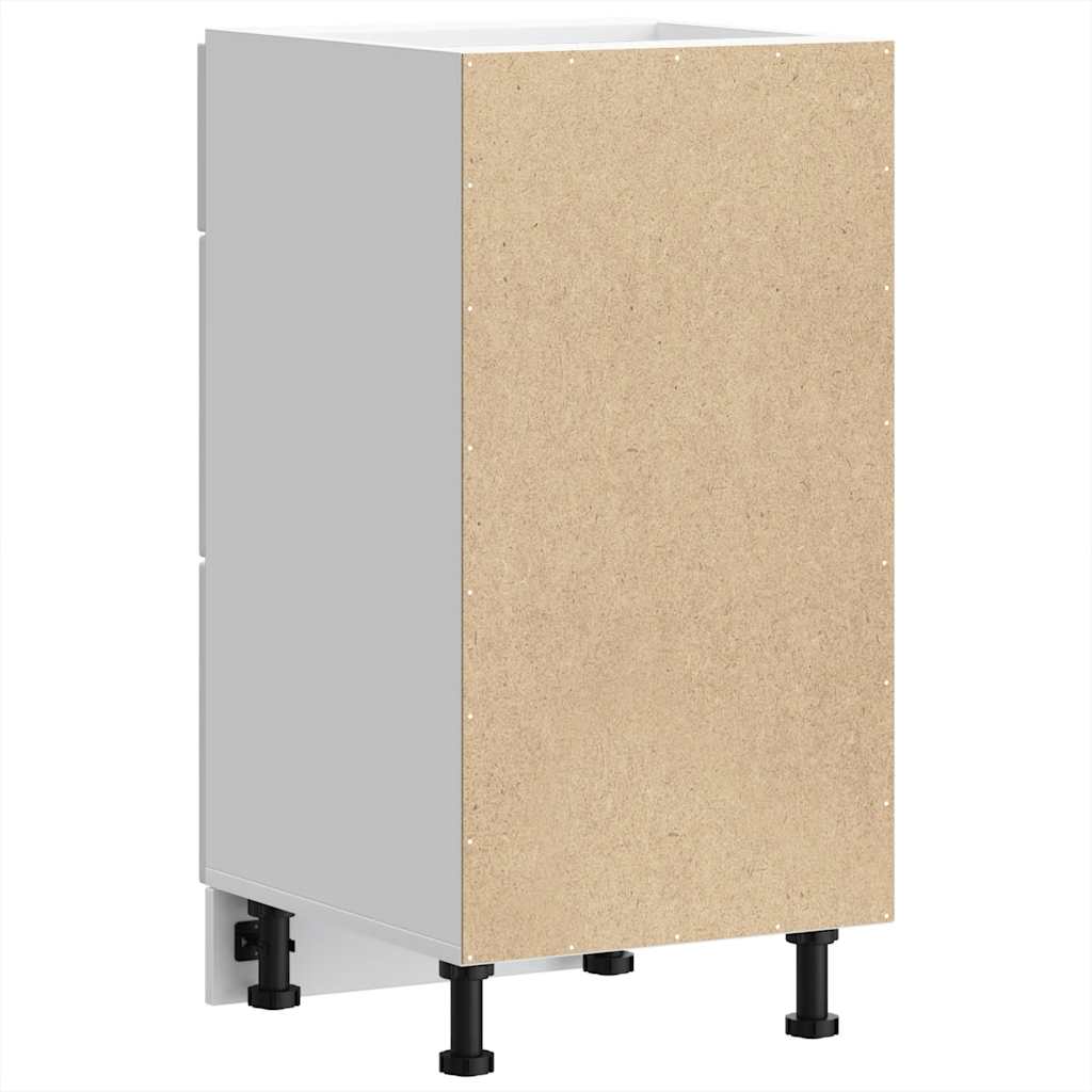 vidaXL ντουλάπι βάσης κουζίνας Lucca Λευκό κατασκευασμένο ξύλο