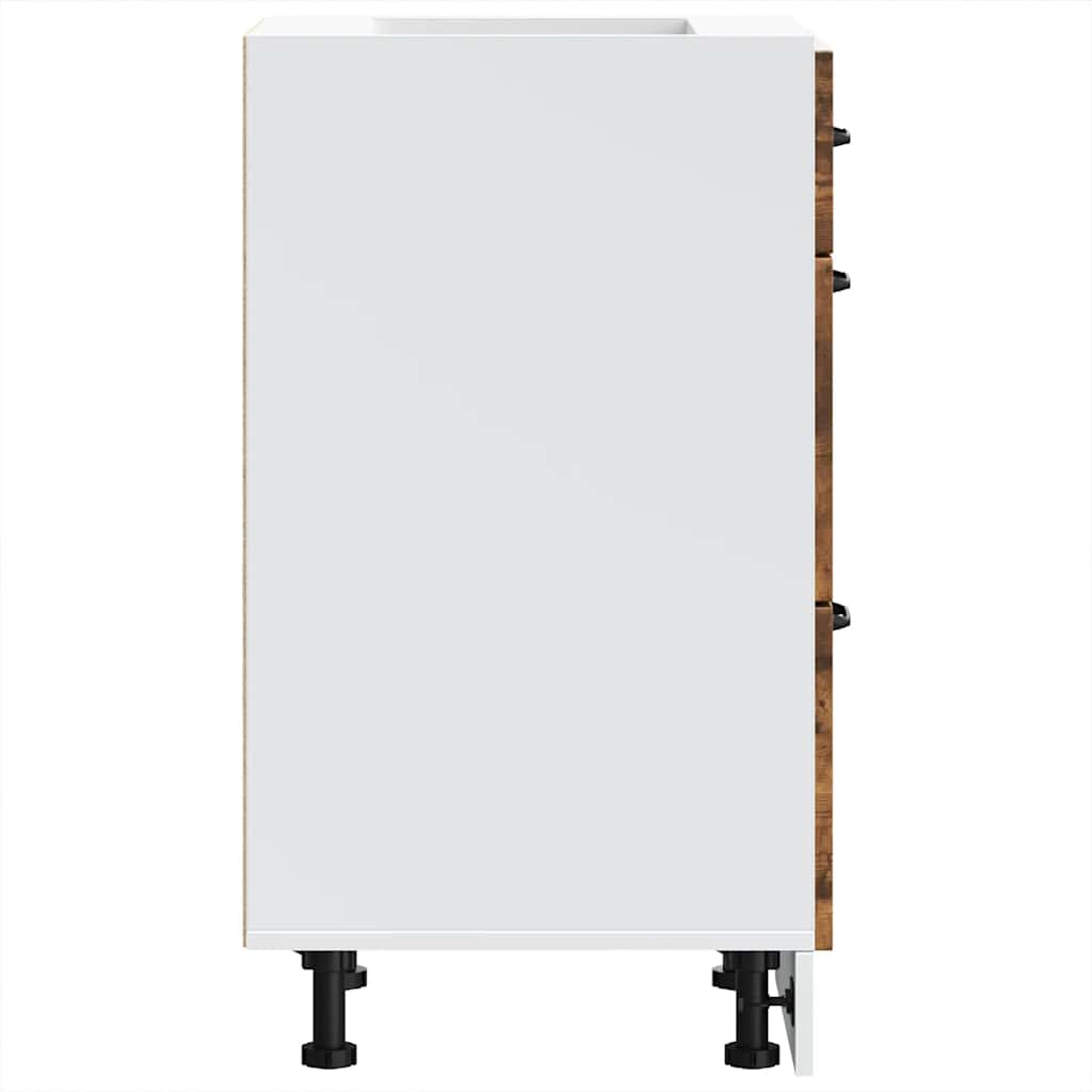 vidaXL ντουλάπι βάσης κουζίνας Kalmar Καπνιστή δρυς Επεξεργασμένο Ξύλο