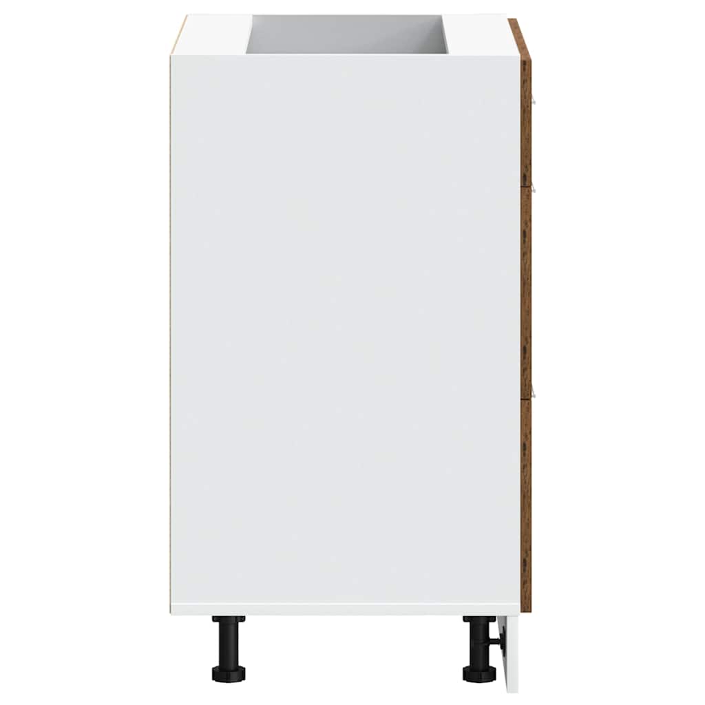 vidaXL Βάση Κουζίνας "Lyon" από Παλιό Ξύλο Μηχανικής Επεξεργασίας