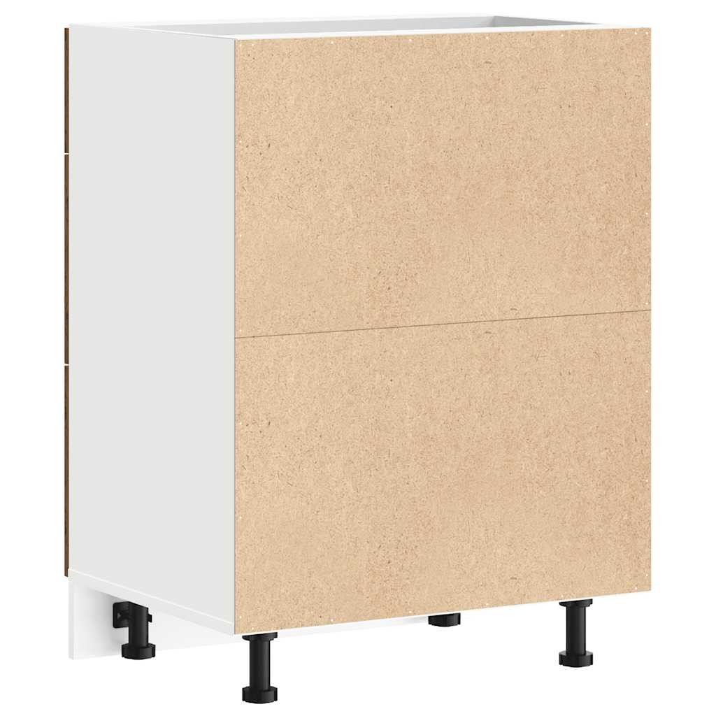 vidaXL Βάση Κουζίνας "Lyon" από Παλιό Ξύλο Μηχανικής Επεξεργασίας