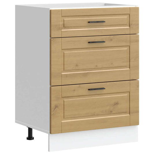 vidaXL ντουλάπι βάσης κουζίνας Porto Δρυς τεχνίτης κατασκευασμένο ξύλο