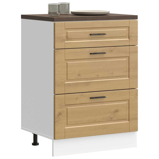 vidaXL ντουλάπι βάσης κουζίνας Porto Δρυς τεχνίτης κατασκευασμένο ξύλο