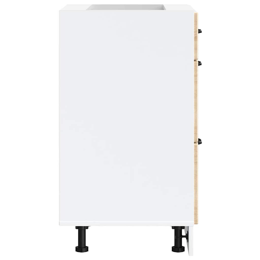 vidaXL ντουλάπι βάσης κουζίνας Lucca Δρυς sonoma κατασκευασμένο ξύλο