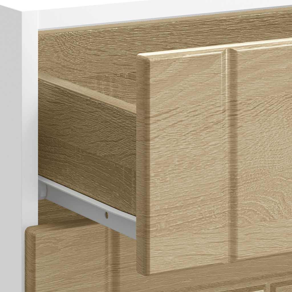 vidaXL ντουλάπι βάσης κουζίνας Lucca Δρυς sonoma κατασκευασμένο ξύλο