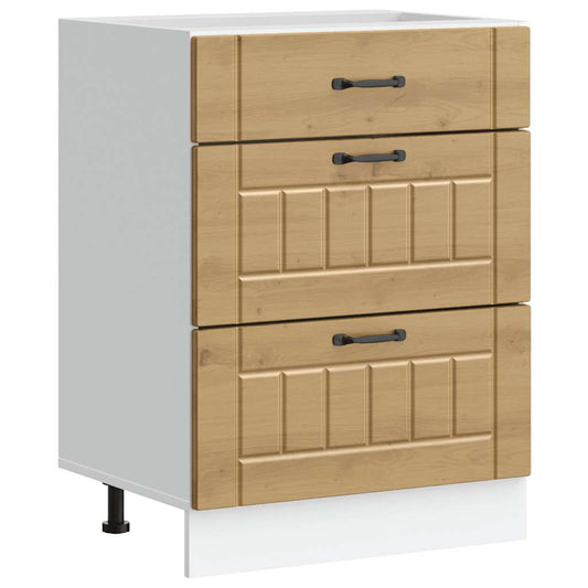 vidaXL ντουλάπι βάσης κουζίνας Lucca Δρυς τεχνίτης κατασκευασμένο ξύλο