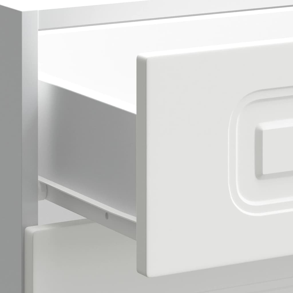 vidaXL ντουλάπι βάσης κουζίνας Kalmar Λευκό από Επεξεργασμένο Ξύλο
