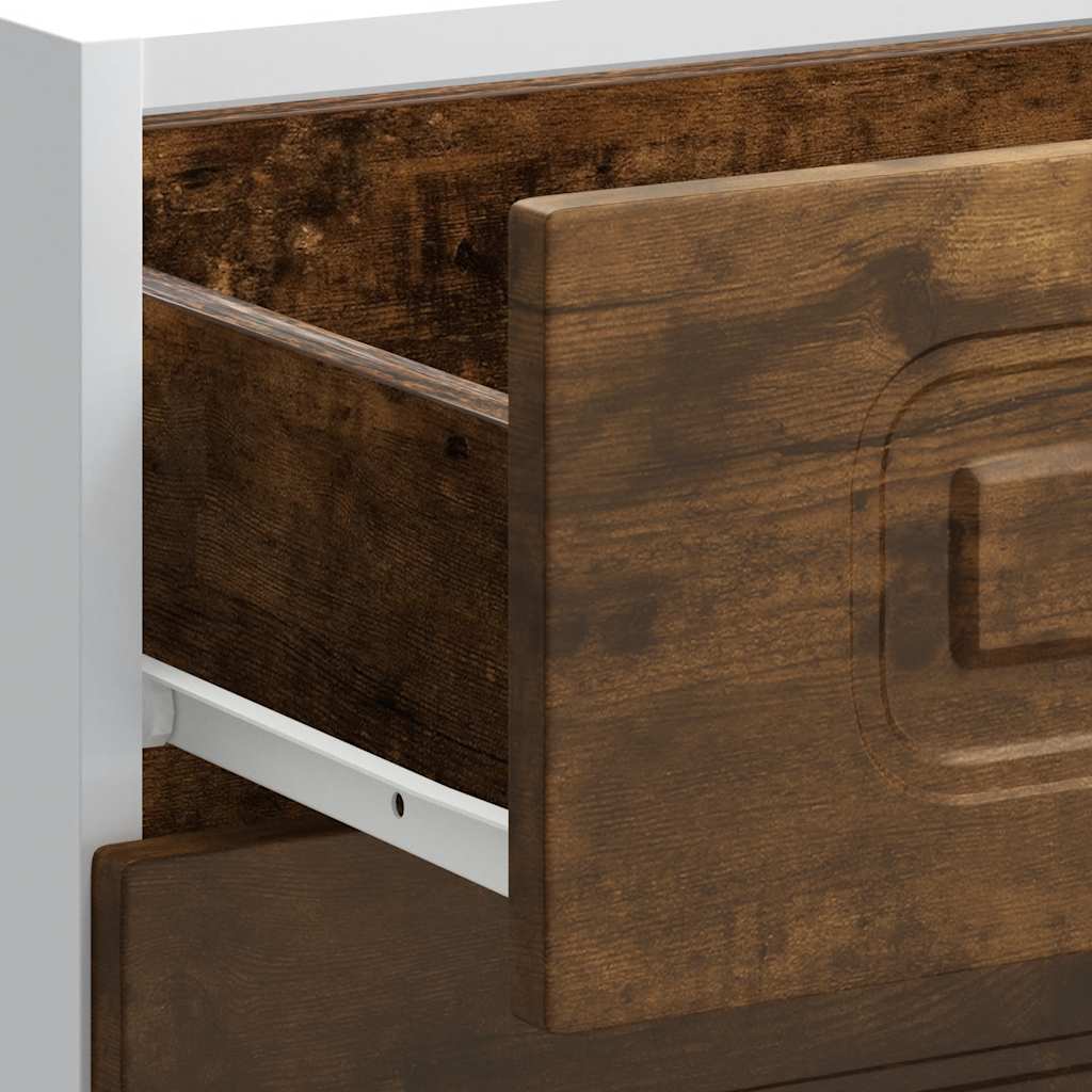 vidaXL ντουλάπι βάσης κουζίνας Kalmar Καπνιστή δρυς Επεξεργασμένο Ξύλο