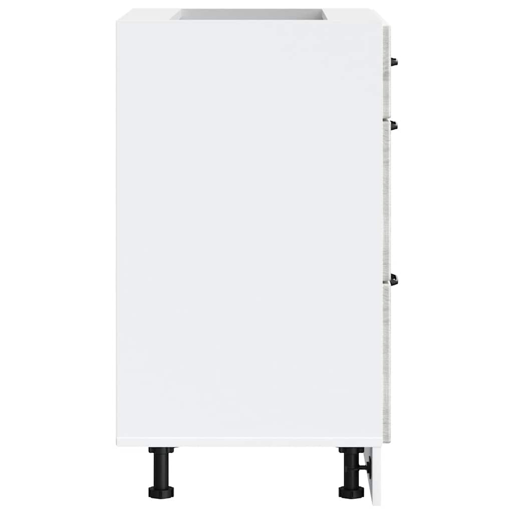 vidaXL ντουλάπι βάσης κουζίνας Kalmar Γκρι sonoma Επεξεργασμένο Ξύλο