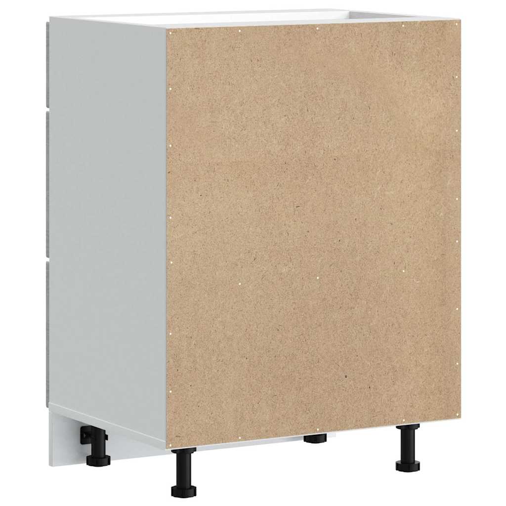 vidaXL ντουλάπι βάσης κουζίνας Kalmar Γκρι sonoma Επεξεργασμένο Ξύλο