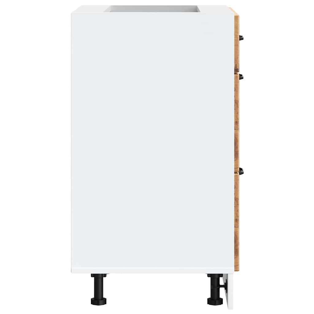 vidaXL ντουλάπι βάσης κουζίνας Kalmar από Επεξεργασμένο Ξύλο