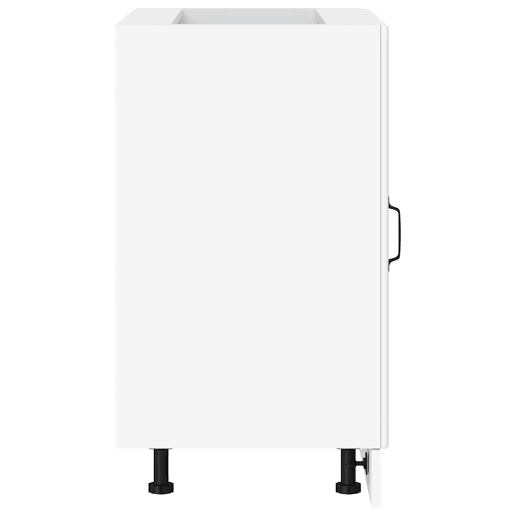 vidaXL Ντουλάπι βάσης νεροχύτη Lyon Λευκό από Επεξεργασμένο Ξύλο