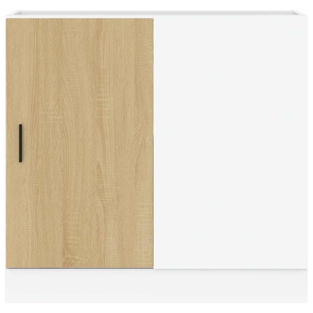 vidaXL Ντουλάπι βάσης νεροχύτη Lyon Sonoma Δρυς από Επεξεργασμένο Ξύλο