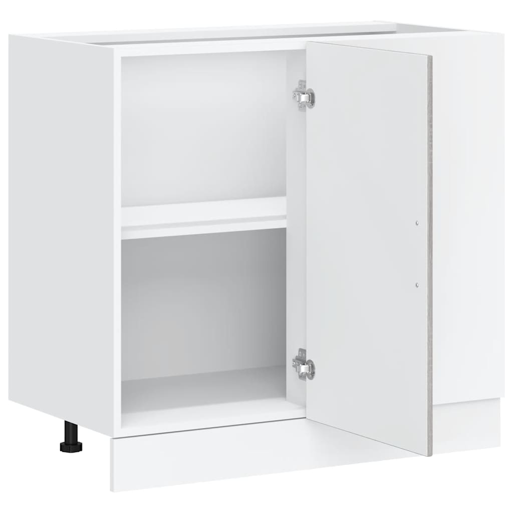 vidaXL Ντουλάπι βάσης νεροχύτη Lyon Γκρι Sonoma από Επεξεργασμένο Ξύλο