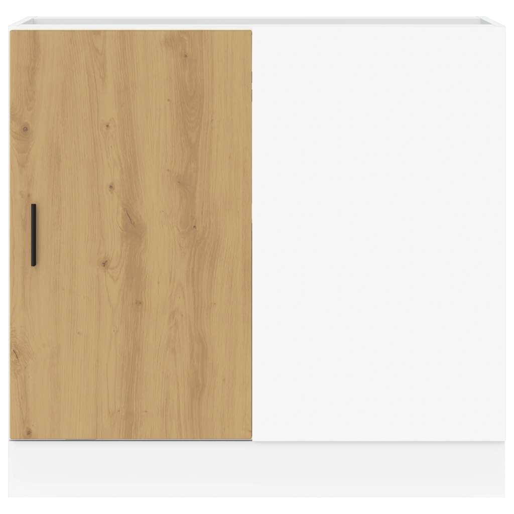 vidaXL Ντουλάπι βάσης νεροχύτη Lyon Αρτισιανή Δρυς Επεξεργασμένο Ξύλο