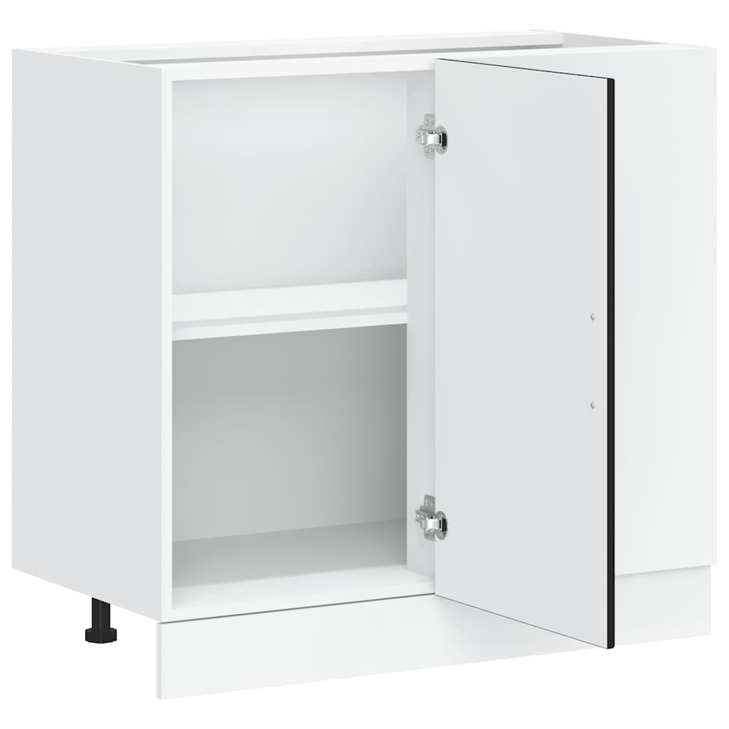 vidaXL Ντουλάπι βάσης νεροχύτη "Lucca" Μαύρο κατασκευασμένο ξύλο