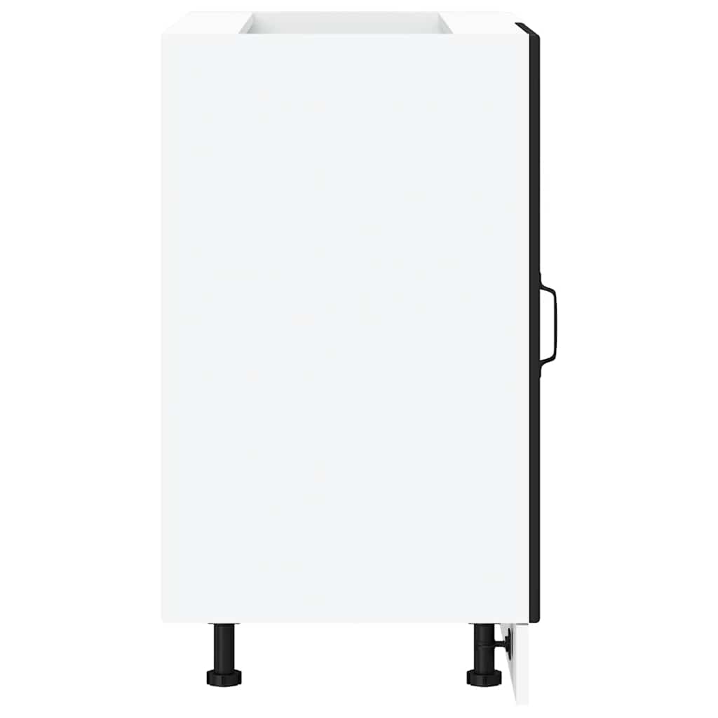 vidaXL Ντουλάπι βάσης νεροχύτη "Lucca" Μαύρο κατασκευασμένο ξύλο