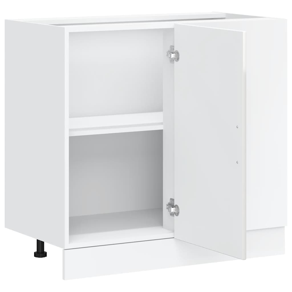 vidaXL Ντουλάπι βάσης νεροχύτη "Lucca" High Gloss White