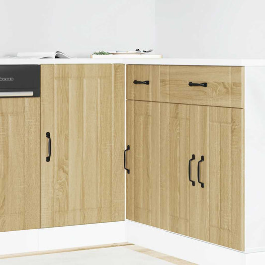 vidaXL Ντουλάπι βάσης νεροχύτη "Lucca" Sonoma Oak Engineered Wood
