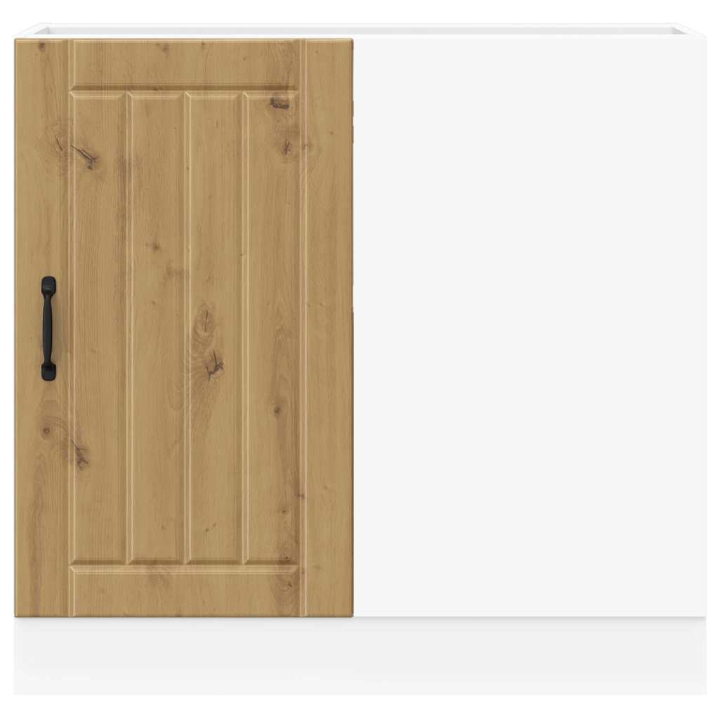 vidaXL Ντουλάπι βάσης νεροχύτη "Lucca" Artisan Oak Engineered Wood