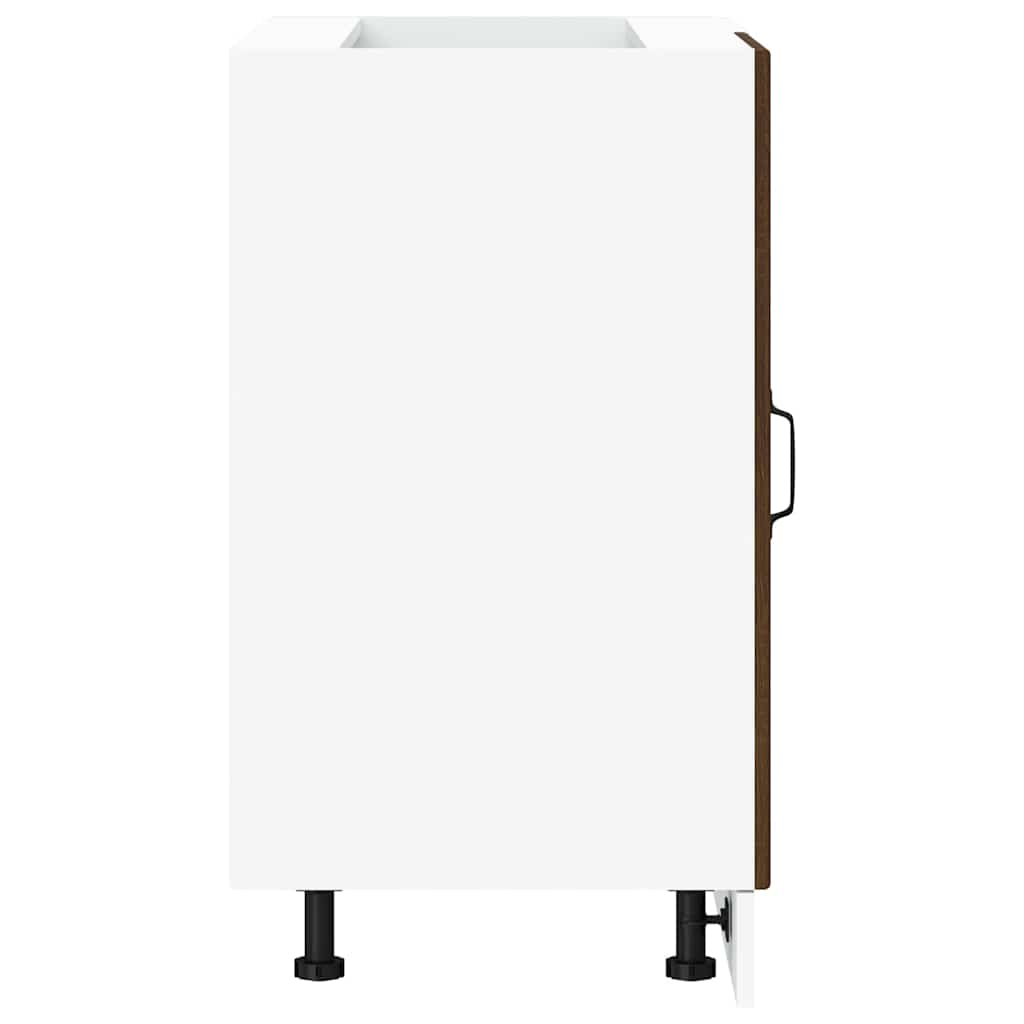 vidaXL ντουλάπι βάσης κουζίνας Kalmar Καφέ δρυς Επεξεργασμένο Ξύλο