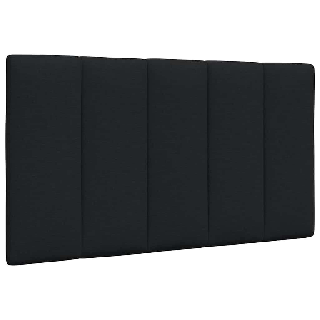vidaXL Σκελετός Κρεβατιού Χωρίς Στρώμα Hanko Μαύρο 90x190 εκ. Υφασμάτινο