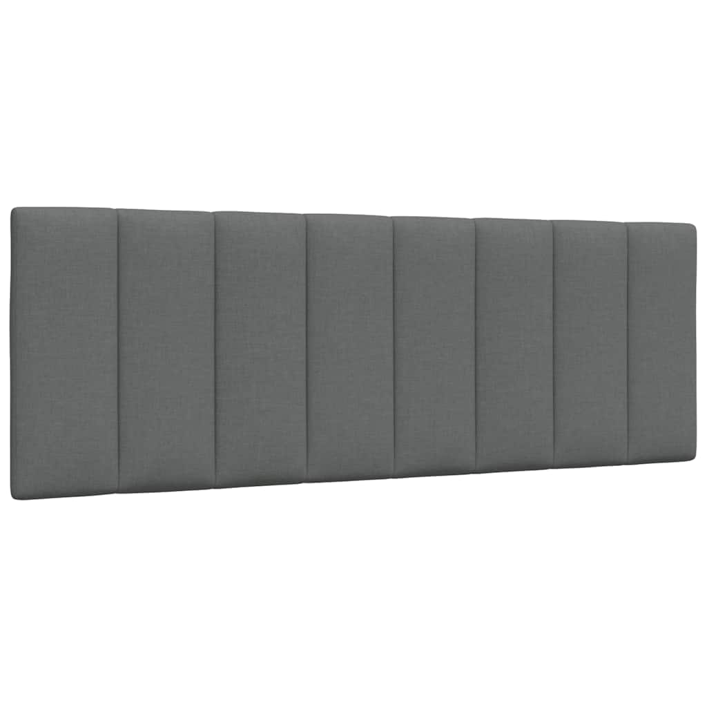 vidaXL Σκελετός Κρεβατιού Χωρίς Στρώμα Γκρι 140x200 εκ.Υφασμάτινο