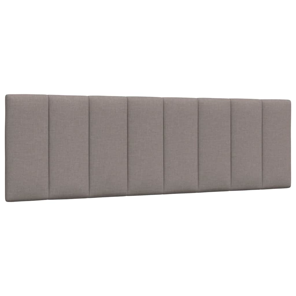 vidaXL Σκελετός Κρεβατιού Χωρίς Στρώμα Hanko Taupe 160x200 εκ. Υφασμάτινο