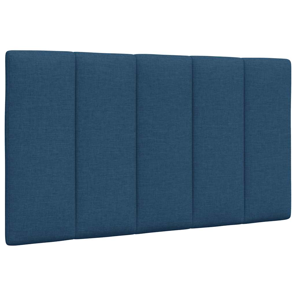 vidaXL Σκελετός Κρεβατιού Χωρίς Στρώμα Hanko Μπλε 90x190 εκ. Υφασμάτινο