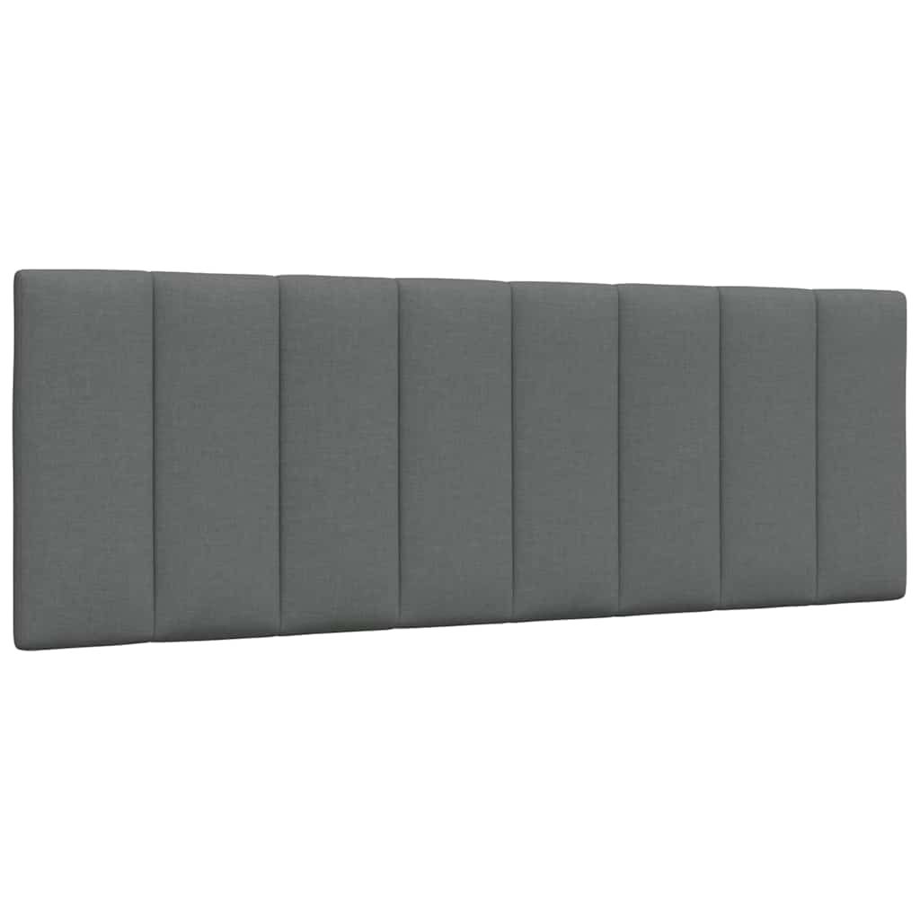 vidaXL Σκελετός Κρεβατιού Χωρίς Στρώμα Γκρι 140x200 εκ.Υφασμάτινο