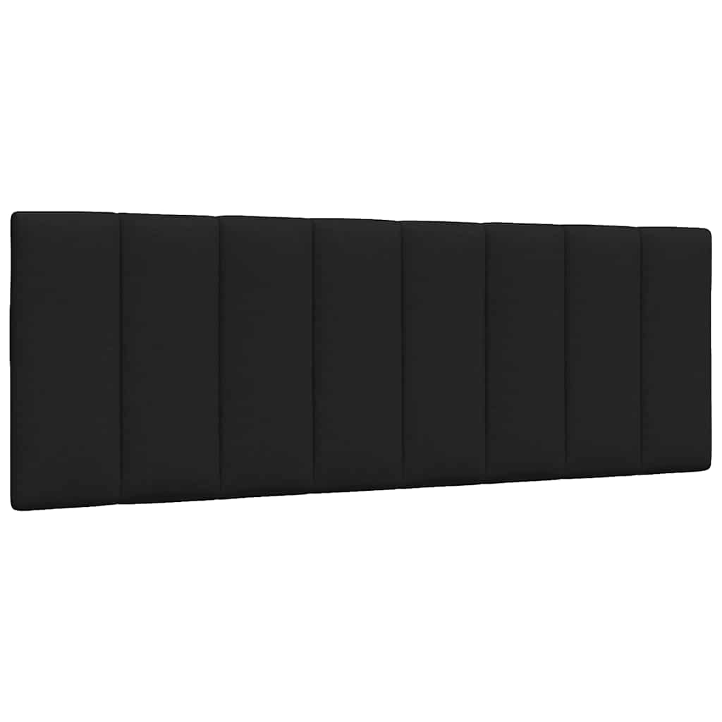 vidaXL Κρεβάτι με Στρώμα Μαύρο 140x200 εκ. Υφασμάτινο