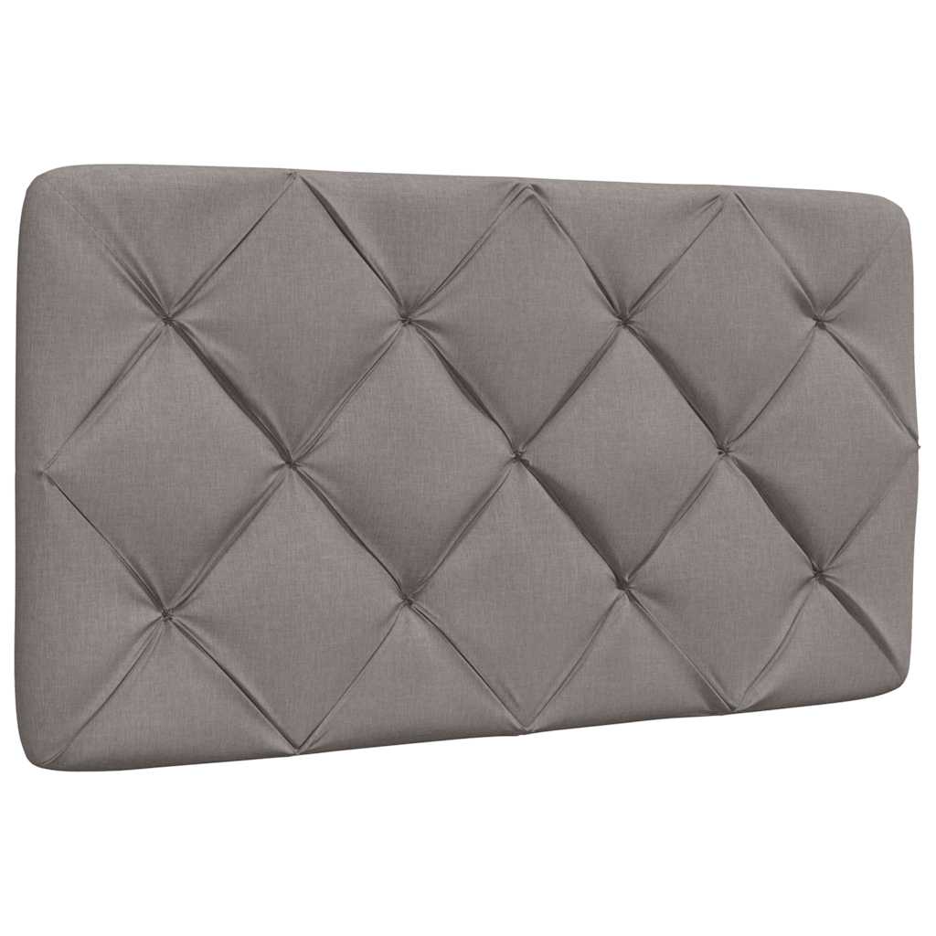 vidaXL Σκελετός Κρεβατιού Χωρίς Στρώμα Taupe 90x200 εκ. Υφασμάτινο