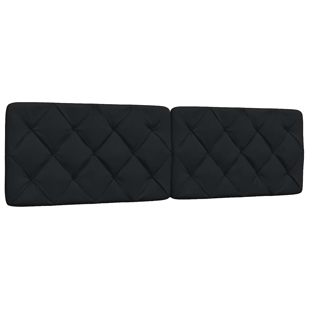 vidaXL Σκελετός Κρεβατιού Χωρίς Στρώμα Μαύρο 180x200 εκ. Υφασμάτινο