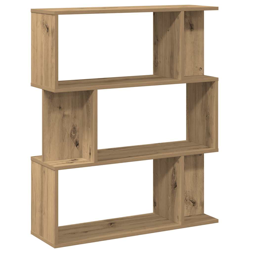 vidaXL Ντουλάπι βιβλίων Artisan Oak 80x24x96 cm Κατασκευασμένο ξύλο