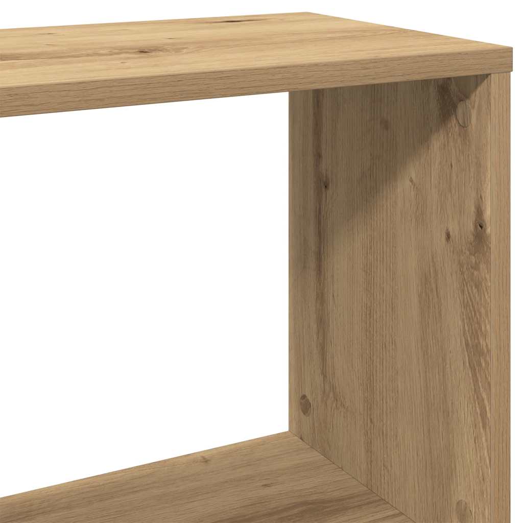 vidaXL Ντουλάπι βιβλίων Artisan Oak 80x24x96 cm Κατασκευασμένο ξύλο