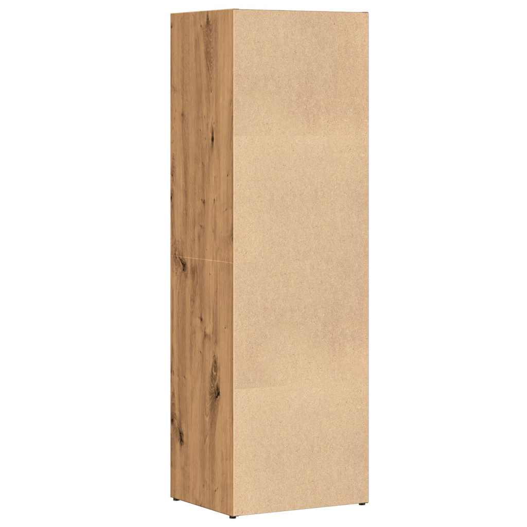 vidaXL Βιβλιοθήκη Artisan Δρυς 36x30x114 εκ. Επεξεργασμένο Ξύλο