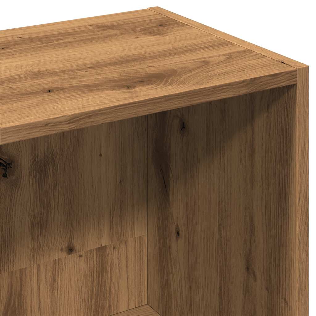 vidaXL Βιβλιοθήκη Artisan Δρυς 36x30x114 εκ. Επεξεργασμένο Ξύλο