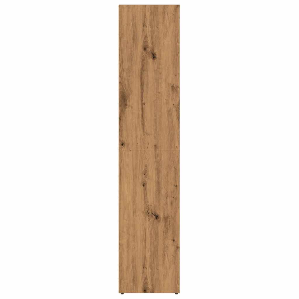 vidaXL Ντουλάπι βιβλίων Artisan Oak 36x30x143 cm Κατασκευασμένο ξύλο